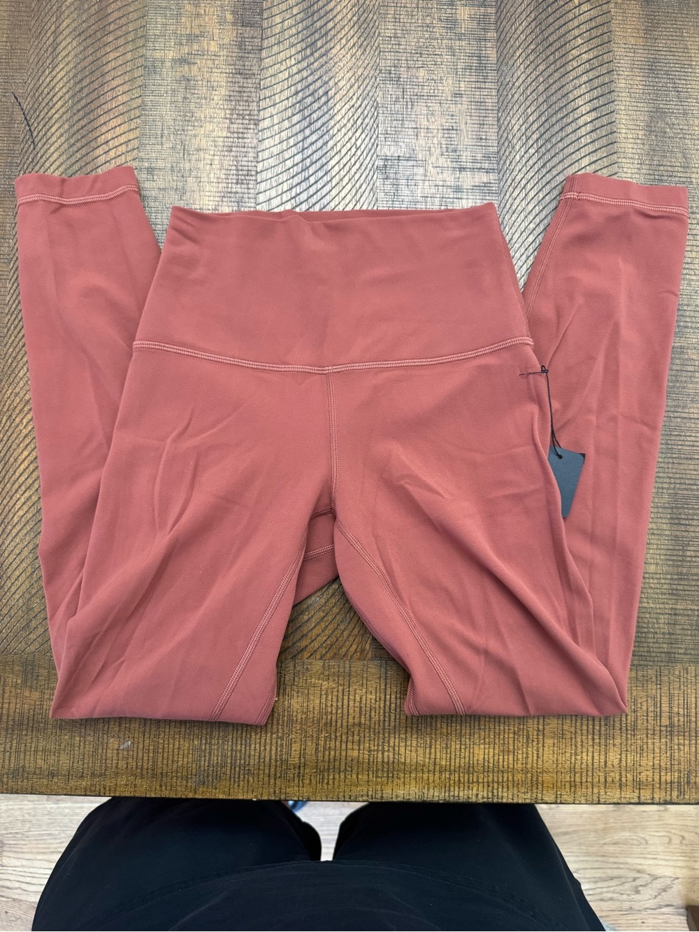 lululemon dusty rose high-waist leggings